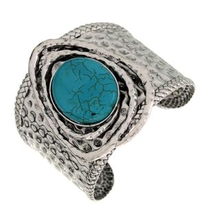 Metal Turquoise Bracelet